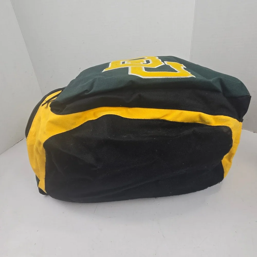 Baylor Bears Sling Backpack Single Strap Bag Green Yellow BU Logo Large Fan Gear